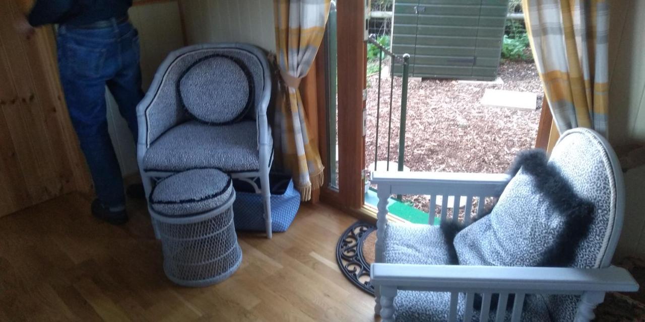 Glamping Malvern Shepherd Hut Buitenkant foto