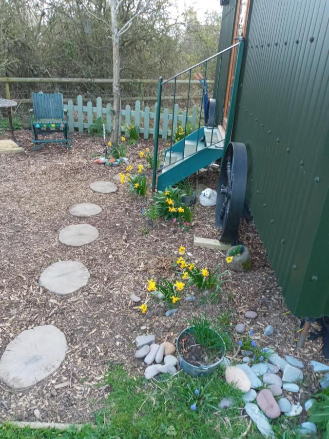 Glamping Malvern Shepherd Hut Buitenkant foto